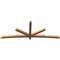 Ekena Millwork Alberta Smooth Timber Gable Bracket, Western Red Cedar, 108"W x 40"H x 3 1/2"D x 3 1/2"F, 9/12 Pitch GBW108X40X0404ALB00SWR - alternate 3